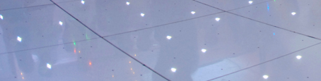 White Starlit Dancefloor Hire